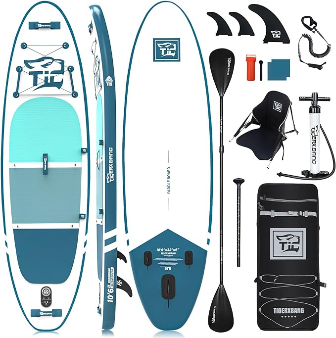 HUIIKE Tabla Paddle Surf Hinchable con Accesorios Premium Tabla